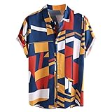 Retro Henley Camisas Hombre Camisa Manga Larga Slim Fit Original King Kameha Funky Camisa Hawaiana Señores Manga Corta Bolsillo Delantero impresión de Hawaii Surf Camisa de manga corta Oxford (Tallas grandes) Hombre Caballero Fiesta/Trabajo Hombre de Camisa fácil de Planchar de Slim Fit para Traje, Business, Bodas, Tiempo Libre Manga Larga Camisas para Hombres Camisa de Manga Larga Hawaiian Camiseta para Hombre Flamenco Hoja de impresión Playa Aloha Party Ricos Camisa Hawaiana Hombre