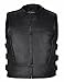 Produktbild Lederweste Lederkutte Biker Weste Motorrad Jacke Herren (5XL, 28)