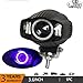 Produktbild AIJICHE Offroad-Arbeitslicht 12V 24V 25W zusätzliches Licht 3.6"3000Lm-Punkt für Auto und Motorrad Lada Niva Uaz Jeep Wrangler