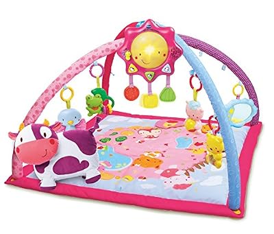 Vtech - 146455 - Tapis d'éveil - Lumi Tapis Des Petits Copains - Rose