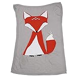 Covermason Babydecke Kinder Fuchs Strickdecke Spielen Decke Für 0-6 Alter Kinder Baby, 75 * 105cm - 2