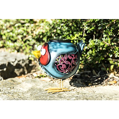 insatech LED Solarleuchte Metallfigur VOGEL mit 1 weißer LED - 3