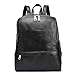 Produktbild JOEY lederrucksack Damen,Leder Rucksack Damen Einfache Zwei-Schulter weibliche Schultasche Leder College Wind wasserdicht verschleißfesten Rucksack Tasche 24x7x29cm
