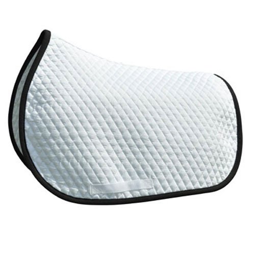 Intrepid-International-Baby-Saddle-Pad-WhiteBlack