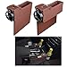 Produktbild New Power Premium PU Leder Seitentasche Organizer Auto Filler Gap, Aufbewahrungsbox Flasche Cup Holder Medaille Collector Auto Innen Zubehör 2
