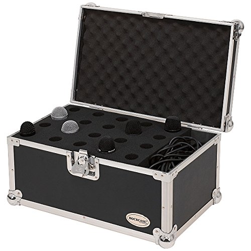 Preisvergleich Produktbild Rockcase Mikrofon Flight Case (20 Mikrofone)