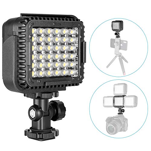 Neewer CN-LUX360 3200K-5600K Lámpara Regulable de Luz de Video LED para Canon Nikon Cámara DV Videocámara