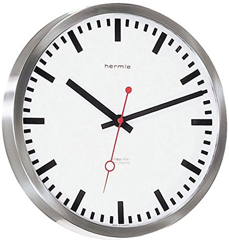 Bahnhofsuhr Funk Wanduhr Hermle 30471-000870