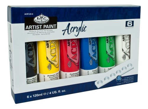 Book's Cover of Royal  Langnickel ACR1206 Assortiment de 6 Tubes de peinture acrylique 6 x 120 ml