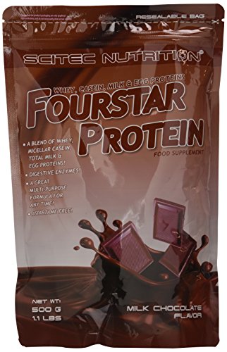 Preisvergleich Produktbild Scitec Nutrition Protein Fourstar Protein, Alpenmilch-Schokolade, 500g