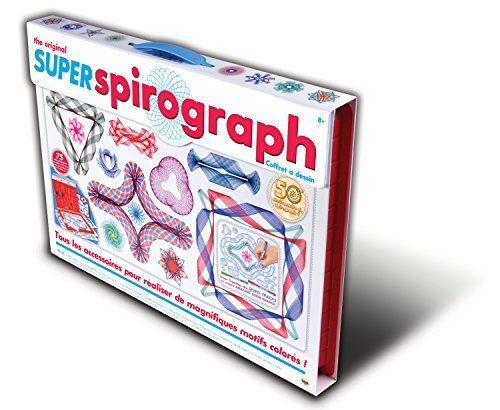 SPIROGRAPH - SUPER KIT - Contient plus de 75 pièces dont 1 surprise