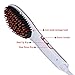 Straight Hair Brush Elite99 Hair Straightener Silky with Anion Hair Care, Anti Scald Static Electric Hair Straightening Comb, Make Tangled Hair Silky Massager with Detangling Digitial LCD,Professional Grade Anti-Static Ceramic Heating Plates with a Complimentary Travel Bag - White