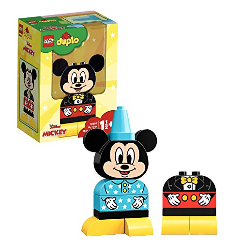 LEGO DUPLO Disney - Mi Primer Modelo de Mickey, Juguete Preescolar de Construcción de Mickey Mouse para Niños y Niñas a Partir de 1 Año y Medio (10898)