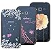 Produktbild Yokata [3 Packs] Samsung Galaxy Core Prime G360 / G361 Hülle Transparent Weiche Silikon Handytasche Handyhülle Schutzhülle TPU Handy Tasche Schale Etui Weich Silicone Bumper Ultra Dünn Slim Durchsichtig Premium Kratzfest Kreative Motiv Muster Clear Backcover Schutz für Samsung Galaxy Core Prime SM-G360 G361 (4,5 Zoll) Case Cover - Turm und Fahrrad + Blumen und Schmetterlinge + Blumen