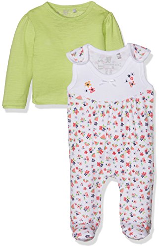natubini Baby-Mädchen Strampler Babystrampler mit Langarmshirt Bio-Baumwolle - 2