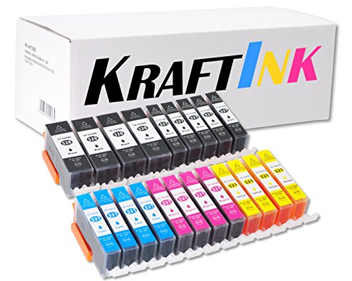 KRAFTINK 20x DRUCKER PATRONE+CHIP für CANON PIXMA IP3600 MP550 MP560 MP620 MP630 MP640