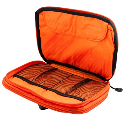 QUMOX Reise Kabel USB Organisator Speicher Beutel Kasten Tasche Grau DL - 4