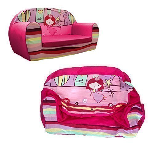 Ready Steady Bed Princess Castle Cover for Children's Foam 2 Seater Sofa