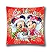 Produktbild Weihnachten Disney Weihnachten Kissen, 45,7 x 45,7 cm, Urlaub Kissenbezüge, dekoratives Kissen, Weihnachten Dekoration