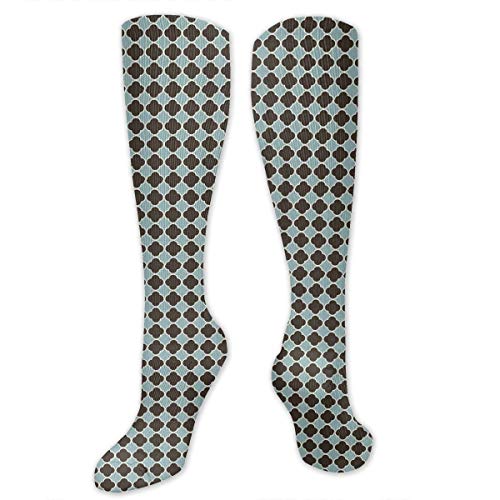 Preisvergleich Produktbild Juzijiang Personalized Compression SocksAsian Civilizations Inspirations Soft Trellis Traditional Ethnic PatternBest Medical,for Running,HikingVaricose VeinsCirculation & Recovery
