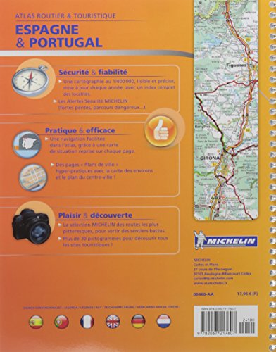 Livres Couvertures de Atlas Espagne & Portugal 2017