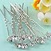 Gleader (Pack of 6 pcs) Crystal Rhinestones Hair Pins