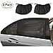 Produktbild Sonnenschutz Auto (2 Stück), Efanty Auto-Hinterseitenfenster Sonnenblende mit UV Schutz für Kinder Baby Hund Haustiere,M Size (113*50CM)Geeignet für Autos, SUVs, Lastwagen & Minivans