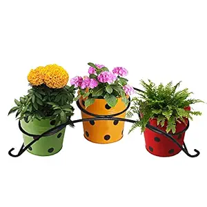 TrustBasket Retro Planter Stand - Set of 2