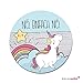 Einhorn Mousepad Nö | dv_221 | mit rutschfester Unterlage | Mauspad Computerzubehör Unicorn Wolken Sterne Regenbogen Geschenkidee Pad Maus