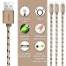 Jabox High Quality Micro USB, Apple iPhone and Apple iPhone Data / charging / USB Cable (3 Output - Charge 3 Phone at the same Time, Color - Golden) RS.509.49