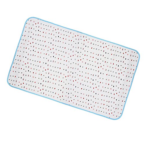 FakeFace Baumwolle Bettunterlage Inkontinenz Auflage Wasserdicht Saugfähig Maschine Waschbar für Baby Kleinkind Erwachsene 115 x 70 CM (Hund)