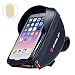 Produktbild Powcan Rahmentasche Fahrrad, Fahrradtasche Rennrad MTB Rahmentasche Smartphone Tasche Fahrrad Lenkertasche Fahrrad wasserdichte Handyhalterung für iPhone 7 Plus/6s/6 Plus/Samsung s7 bis zu 6 Zoll