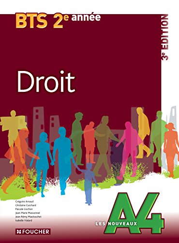 Télécharger Les Nouveaux A4 Droit 2e année BTS 3e édition Livre PDF Gratuit