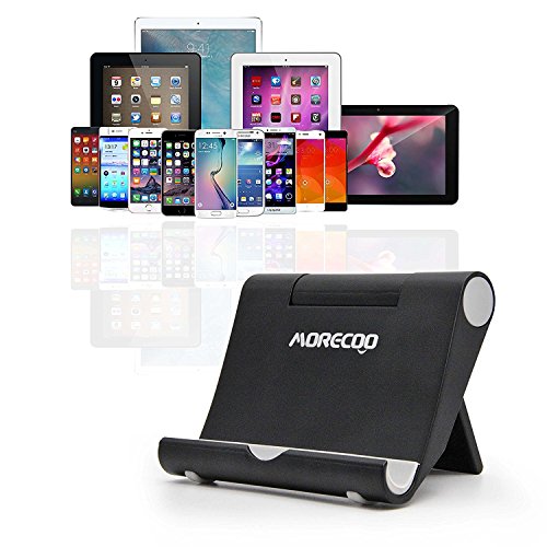 MORECOO 270°Multi-Winkel Ständer Tablet Tisch Handy Halterung, Schwarz - 7