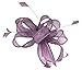 Hawkins Collection Sinamay Loops and Leaves Comb Fascinator in Lilac, size: One Size