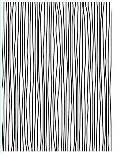 Darice 1218-65 Prägeschablone, Schmale Linien, Plastik, transparent, 10,8 x 14,6 x 0,4 cm