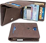 TRAVANDO Geldbeutel Männer mit Geldklammer Cairo Slim Portemonnaie Wallet Portmo