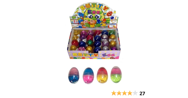 Glitter Bouncing Putty Egg Slime Pack Of 1 Amazon Co Uk Toys Games