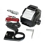Treuil électrique - télécommande sans fil - 12 V - 4990 kg Treuil Electrique Winch Pour Levage