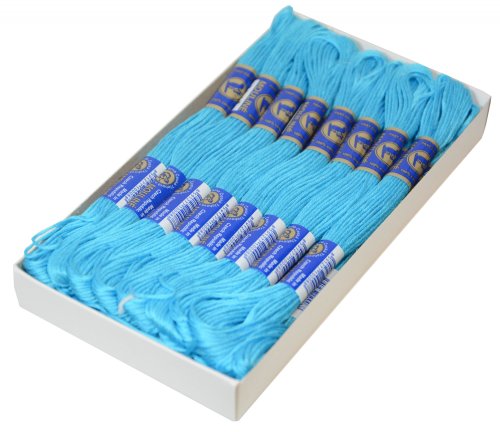 1 Docke Stickgarn / Sticktwist 100 % Baumwolle #5742 Atlantis