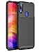 Price comparison product image TTVie Case for Xiaomi Redmi Note 7 / Note 7 Pro, Ultra Slim Flexible TPU Shock Absorption and Carbon Fiber Bumper Protective Cover Case for Xiaomi Redmi Note 7 / Note 7 Pro 6.3" Smartphone, CB Black