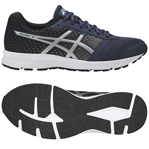Asics Patriot 8, Zapatillas de running Hombre, Azul (Insignia Blue/Silver/Black), 47 EU