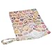 Cute Cartoon Two Zipper Pockets Waterproof Reusable Baby Cloth Diaper Nappy Wet Dry Storage Bag Tote