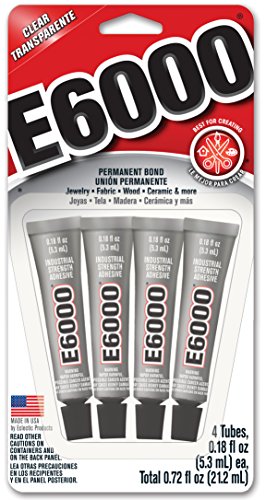 Preisvergleich Produktbild Eclectic E6000 Kleber Mehrzweck selbstklebend 4 / pkg-.18oz transparent