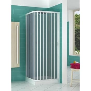 Box Doccia Giove In PVC Semicircolare Angolare 2 Lati Apertura Scorrevole Laterale A Soffietto Anta Unica Nqdbdga7 P