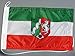 Produktbild Buddel-Bini Bootsflagge Nordrhein Westfalen 20 x 30 cm in Profiqualität Flagge Motorradflagge