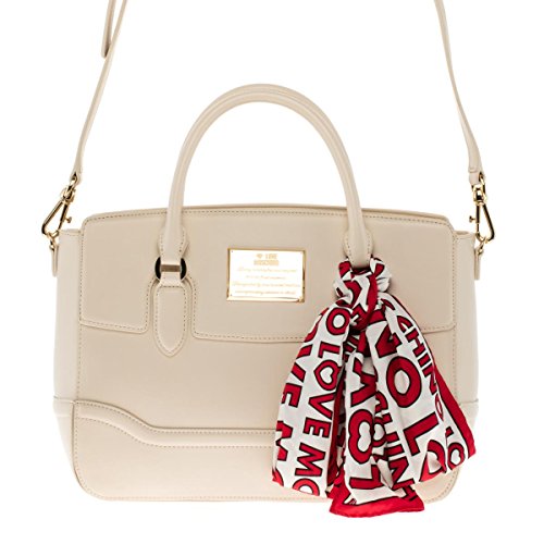 Preisvergleich Produktbild Moschino , Damen Henkeltasche elfenbein