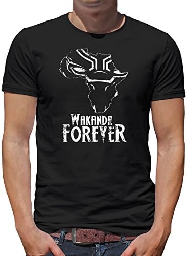 TLM Wakanda Africa Forever T-Shirt Men M Black