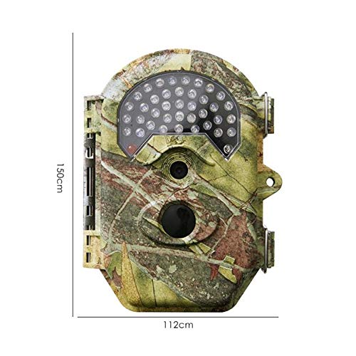 Trallf Wildkamera Nachtsicht, 16 Millionen HD-Pixel Automatische MMS Infrarotüberwachung IP65 Wasserdicht Trail Wildlife-Kamera