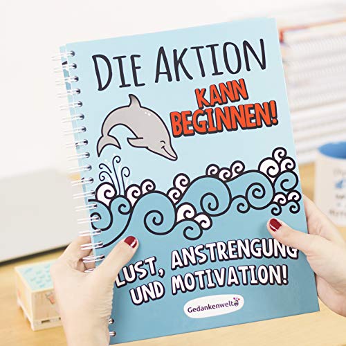 Gedankenwelt Cuaderno A4 Frase Y Dibujo Divertido Regalo Para Amiga Acción - 